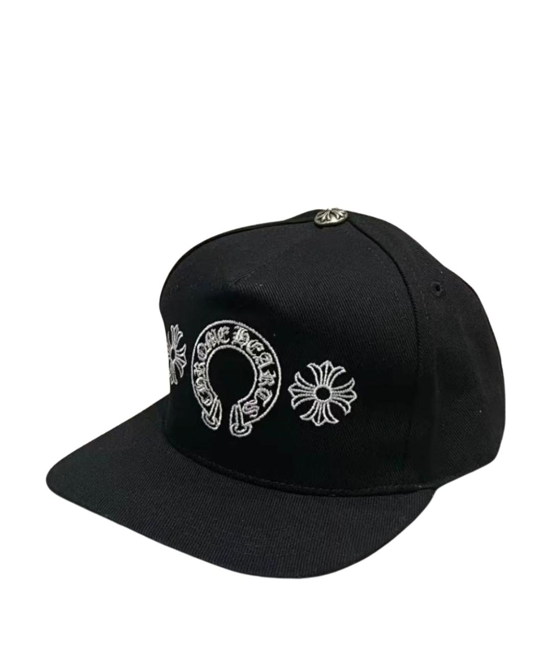 CHROME HEARTS Черная хлопковая кепка/бейсболка, фото 1