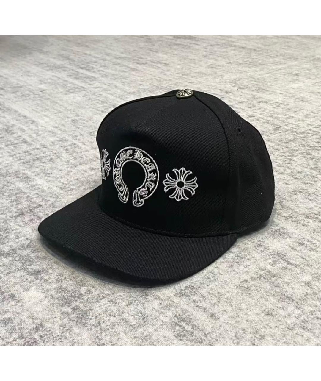 CHROME HEARTS Черная хлопковая кепка/бейсболка, фото 6