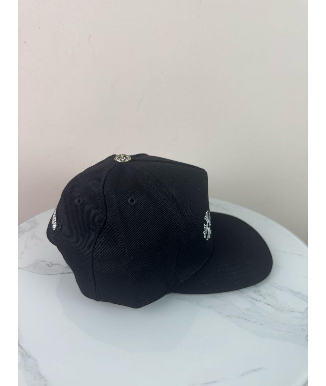 CHROME HEARTS Черная хлопковая кепка/бейсболка, фото 4