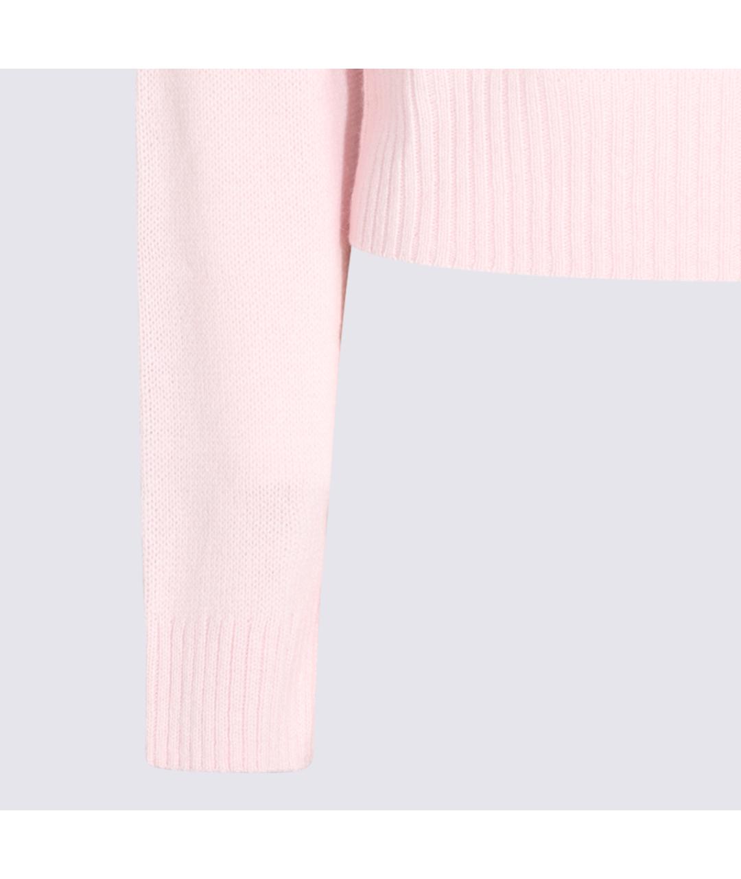 ALLUDE Розовый шерстяной джемпер / свитер, фото 3