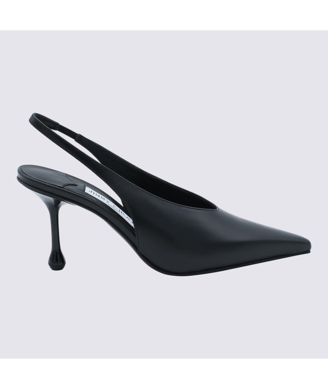 JIMMY CHOO Черные кожаные туфли, фото 5