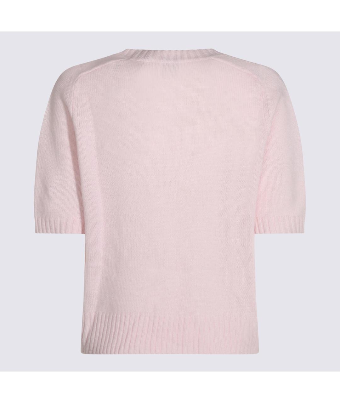 ALLUDE Розовый шерстяной джемпер / свитер, фото 2