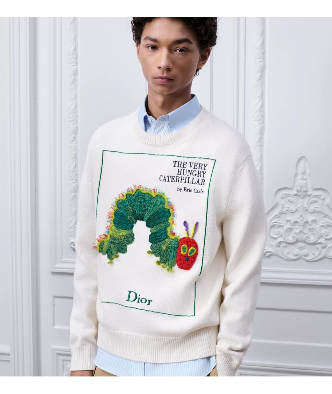 CHRISTIAN DIOR Белый джемпер / свитер, фото 2