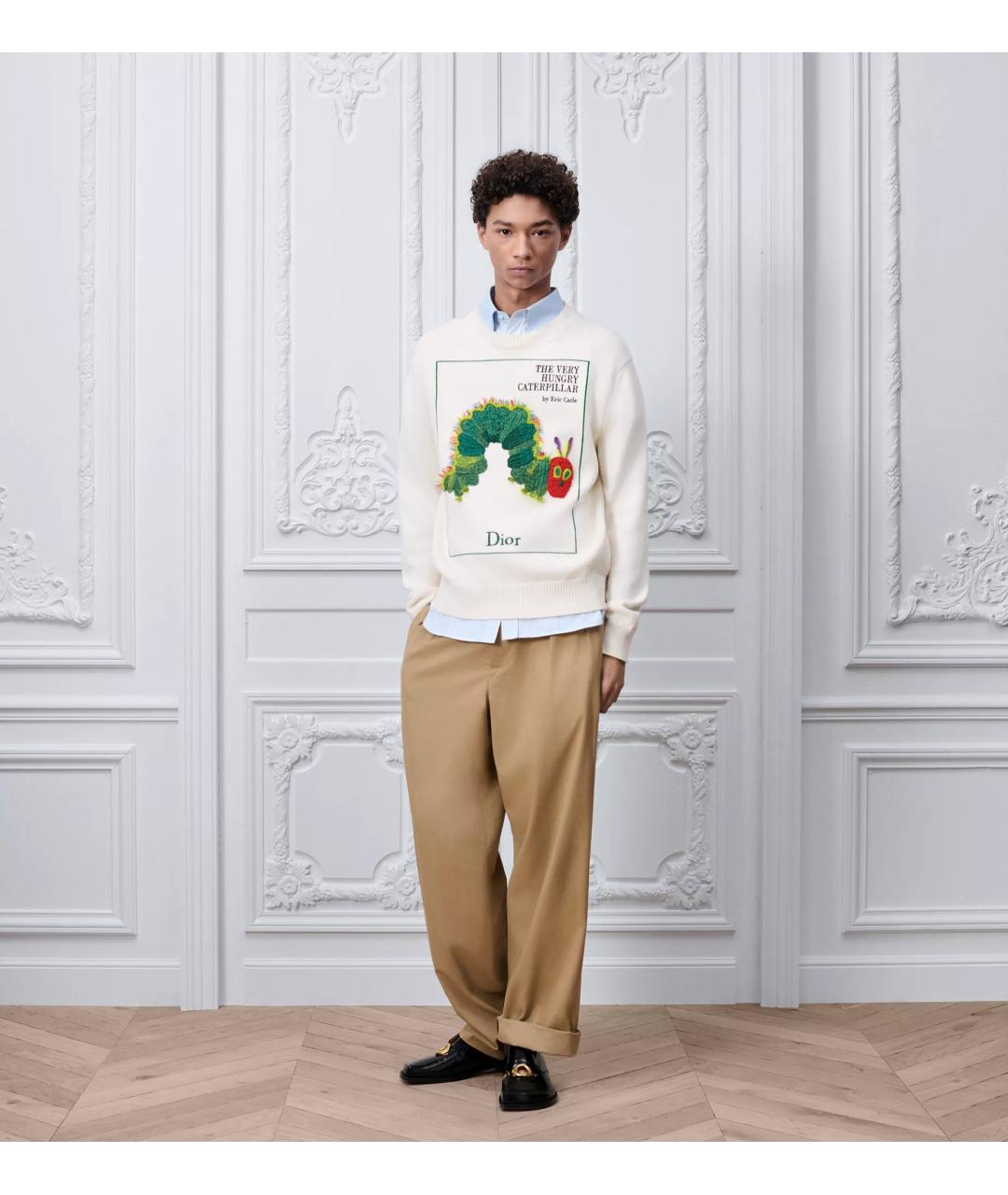 CHRISTIAN DIOR Белый джемпер / свитер, фото 3
