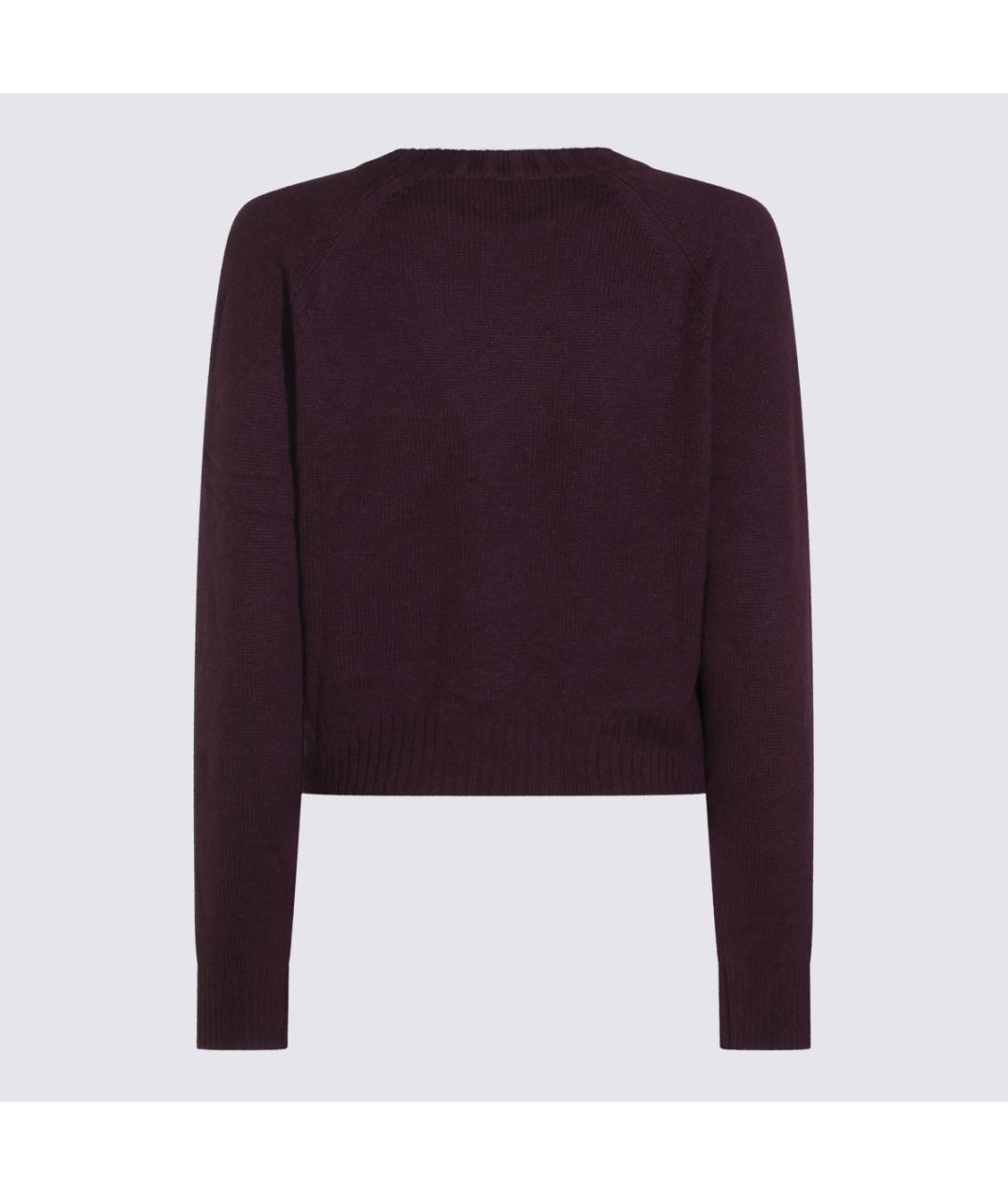 ALLUDE Фиолетовый шерстяной джемпер / свитер, фото 2