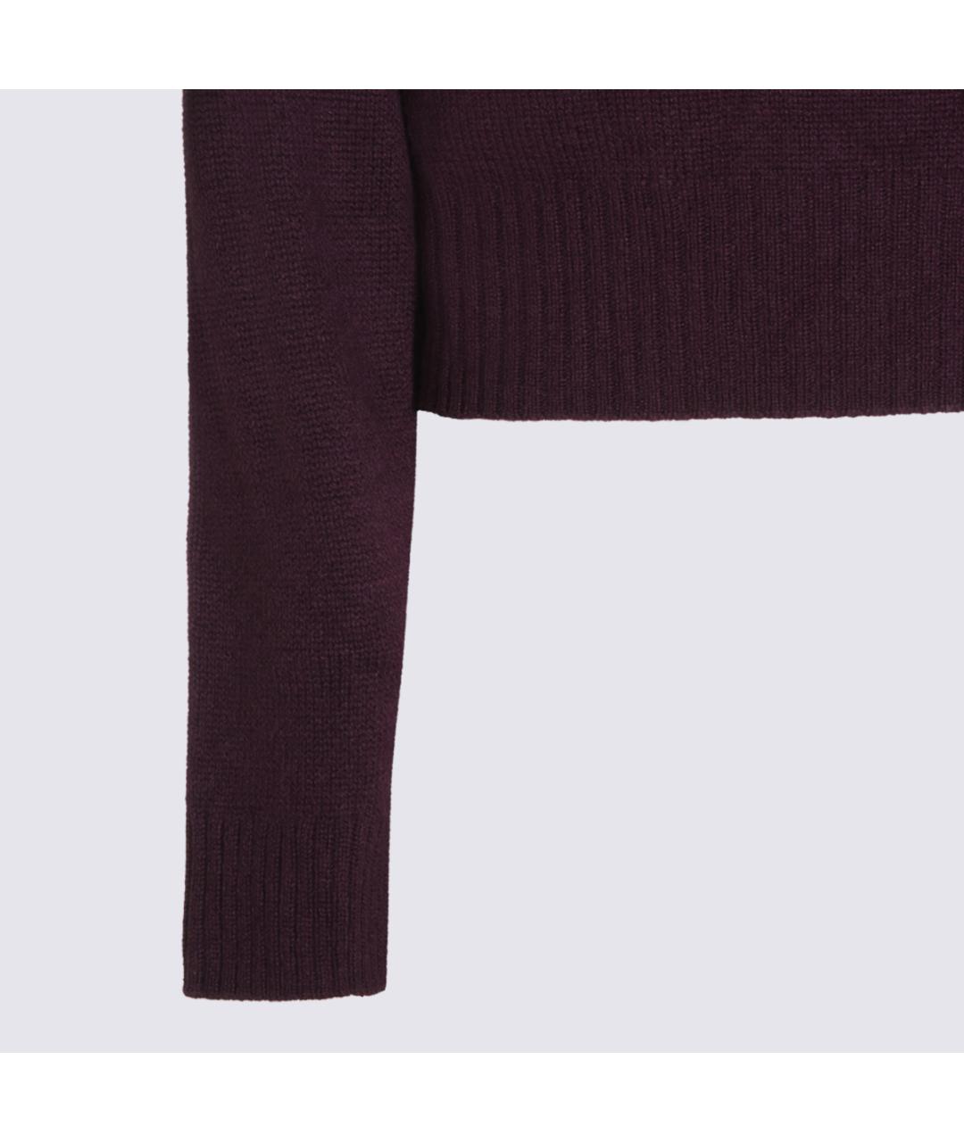 ALLUDE Фиолетовый шерстяной джемпер / свитер, фото 3