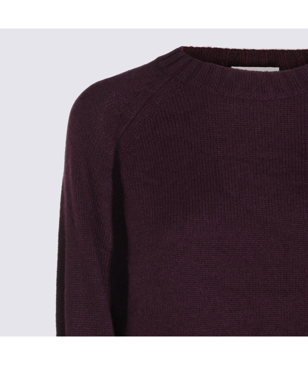 ALLUDE Фиолетовый шерстяной джемпер / свитер, фото 4