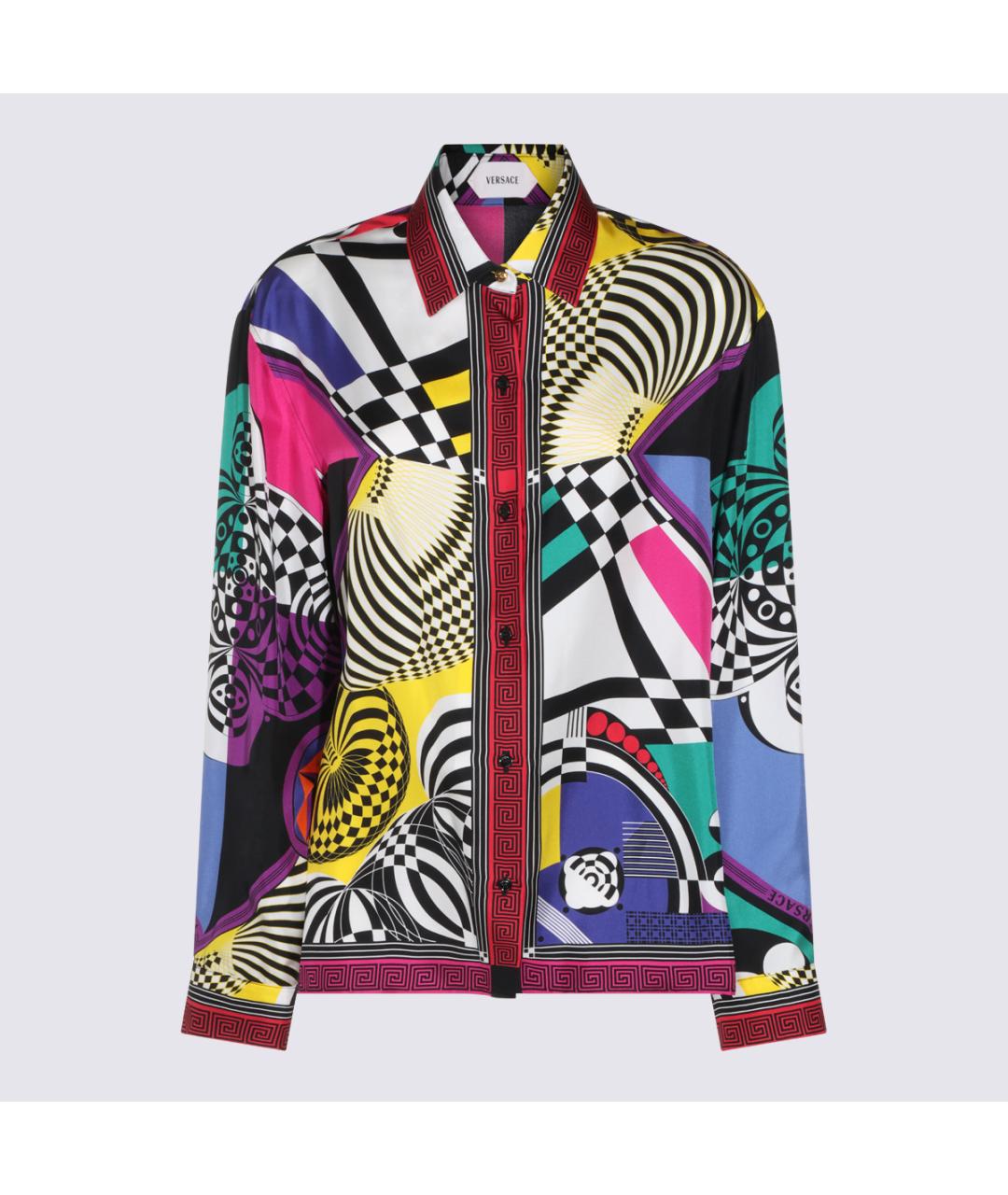 VERSACE Мульти рубашка, фото 5