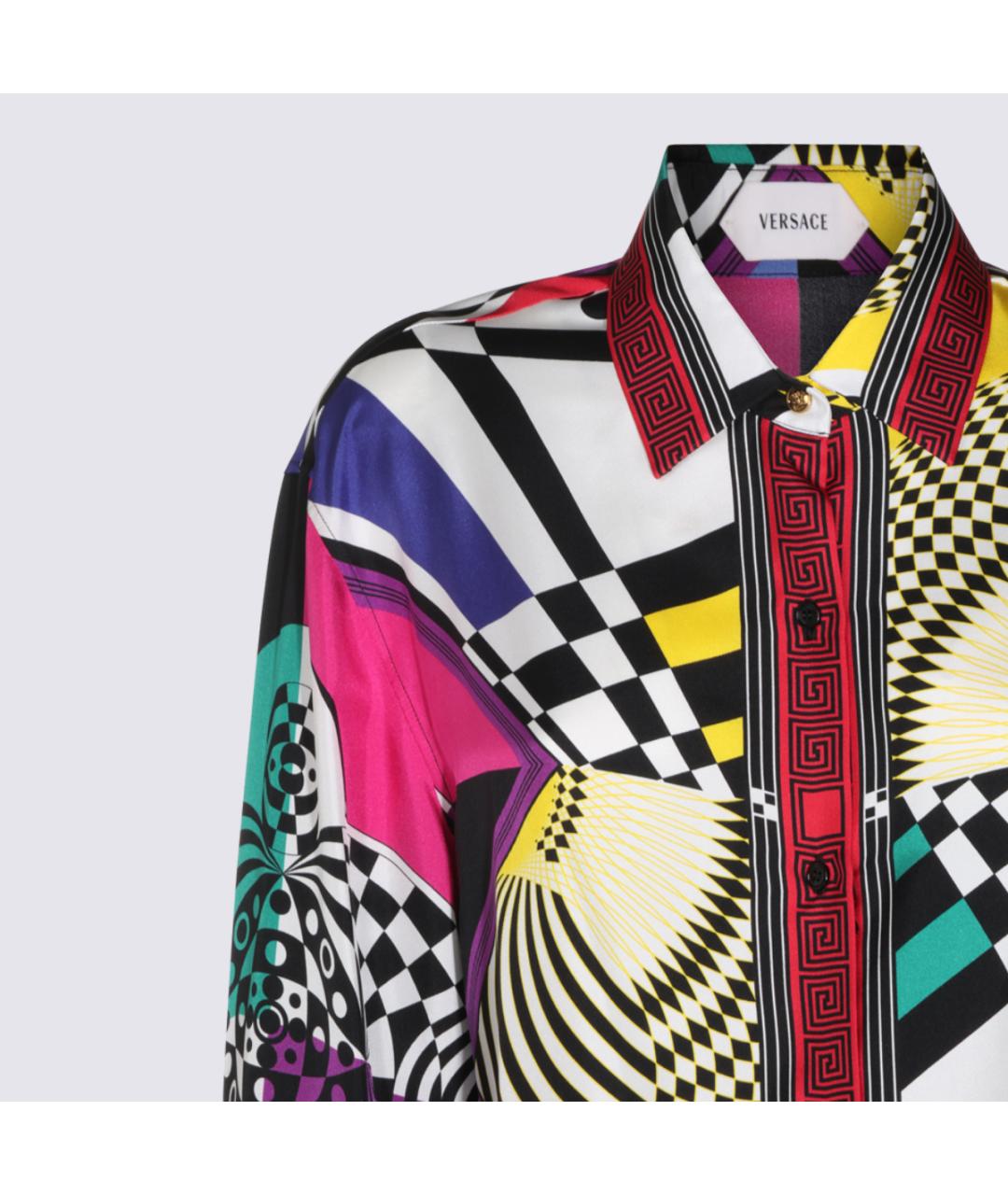 VERSACE Мульти рубашка, фото 4