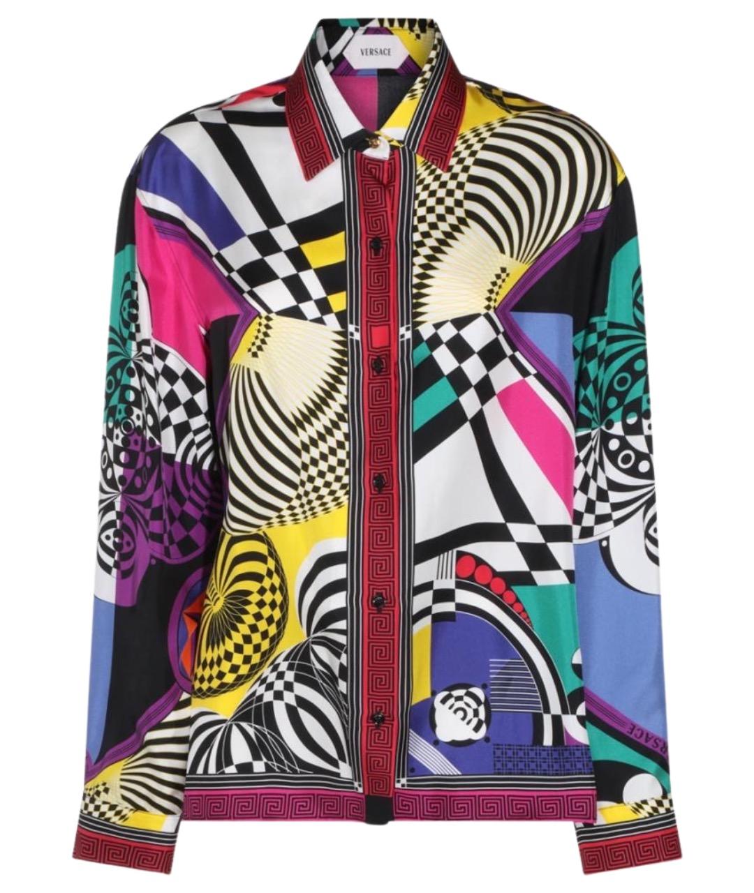 VERSACE Мульти рубашка, фото 1