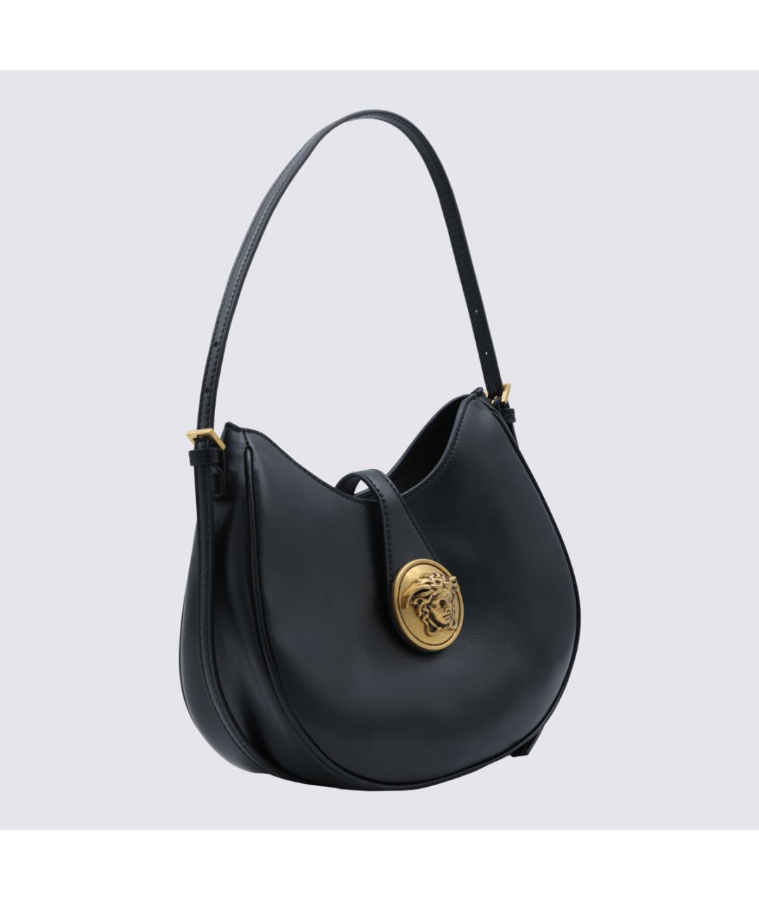 VERSACE Черная хлопковая сумка через плечо, фото 2