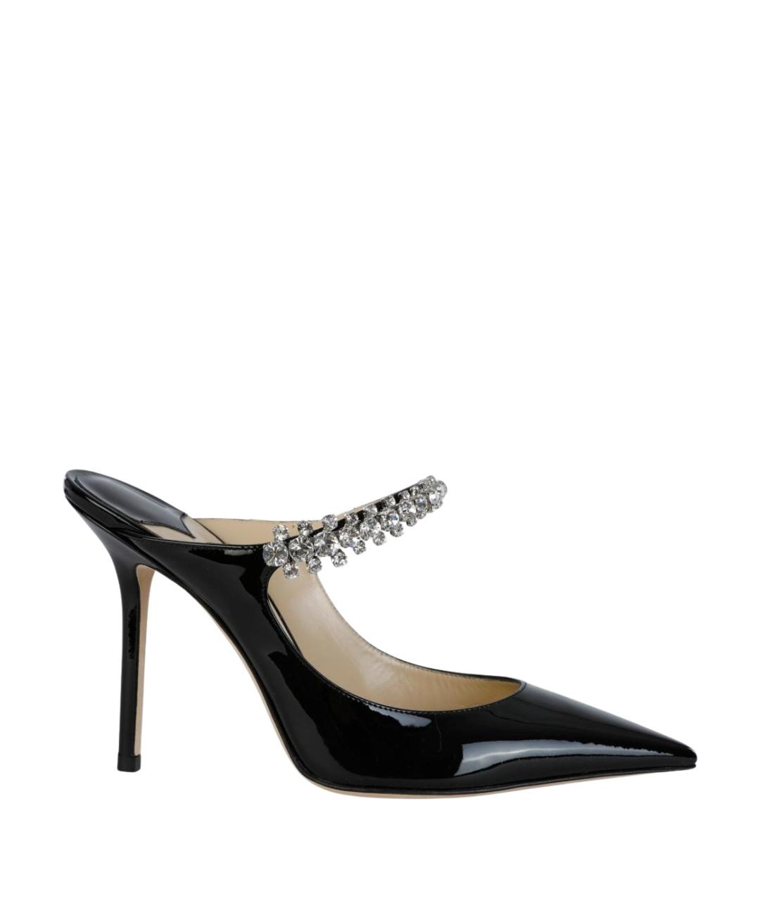 JIMMY CHOO Черные кожаные туфли, фото 1