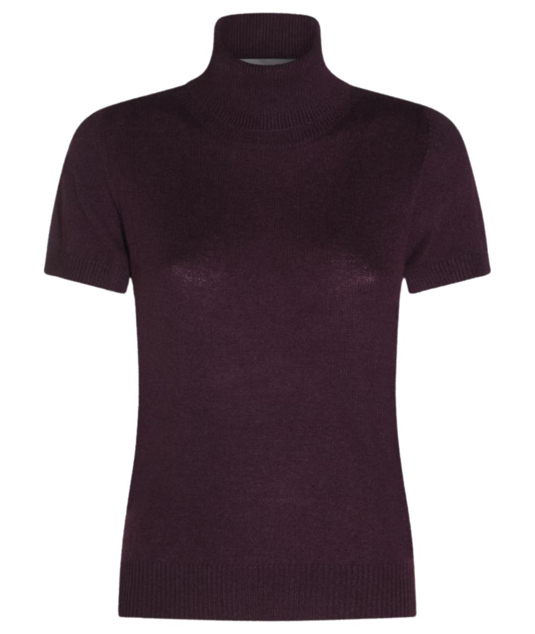 ALLUDE Фиолетовый шерстяной джемпер / свитер, фото 1