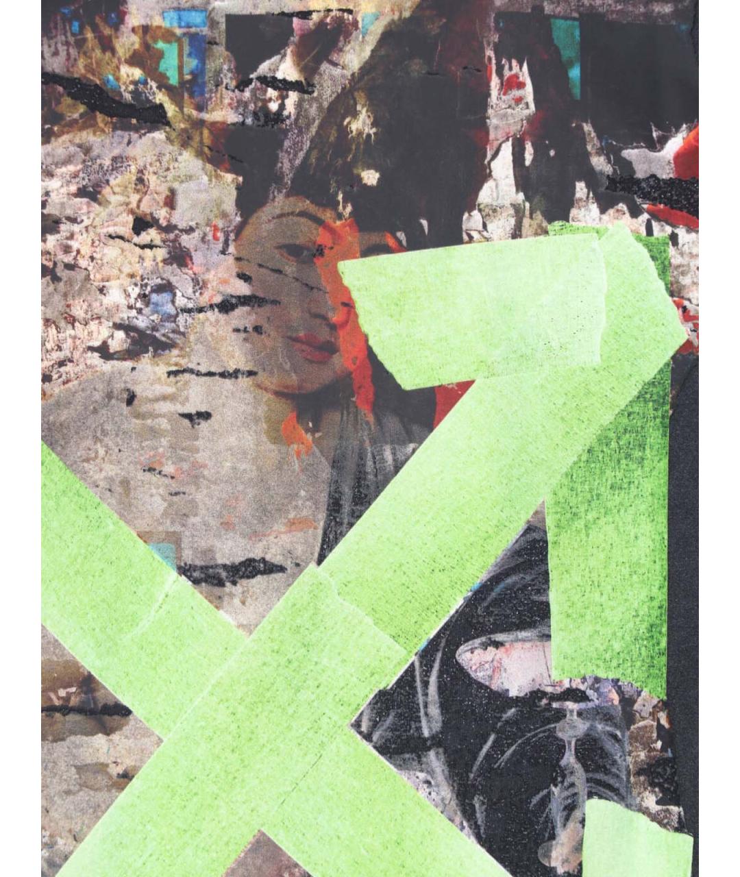 OFF-WHITE Мульти хлопковая футболка, фото 3