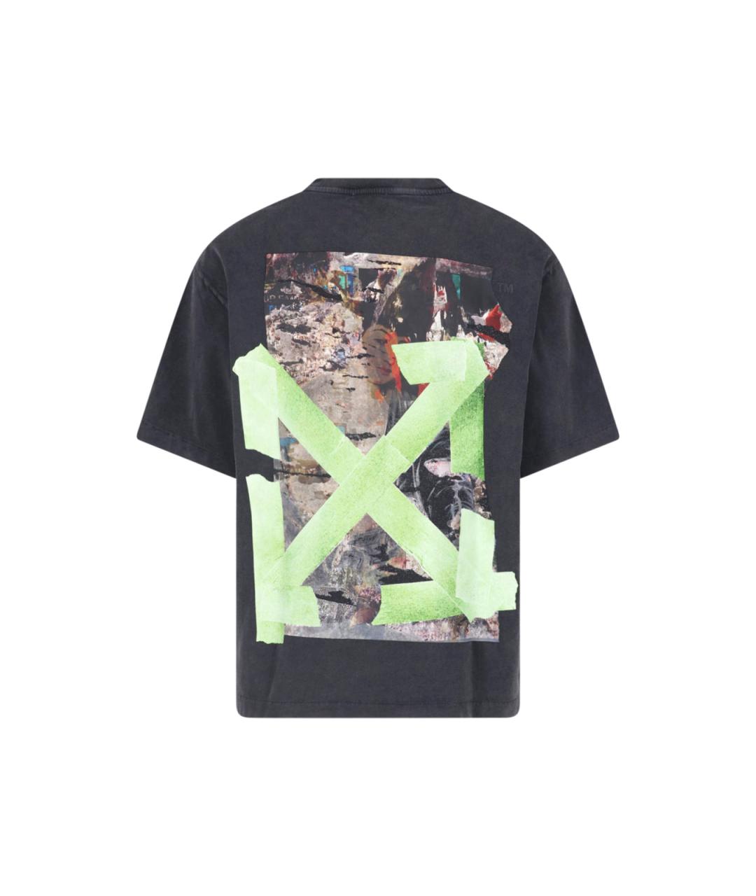 OFF-WHITE Мульти хлопковая футболка, фото 2