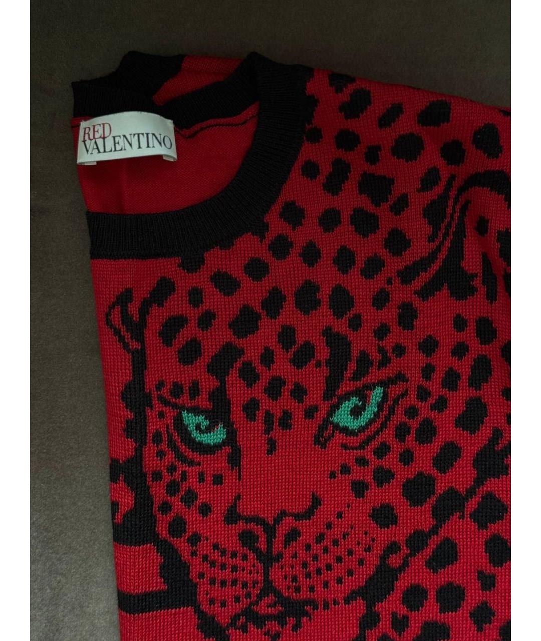 RED VALENTINO Красный джемпер / свитер, фото 4