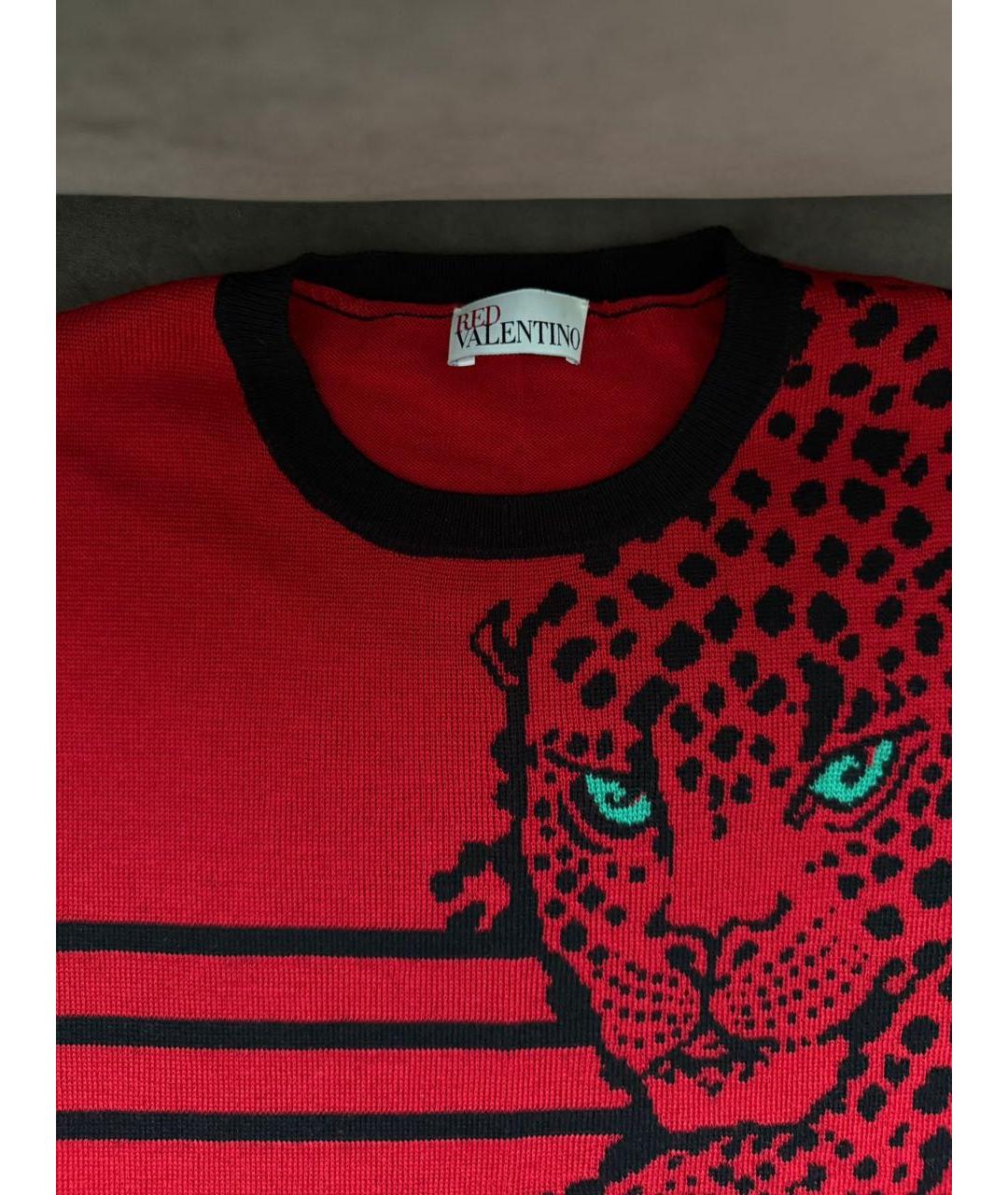 RED VALENTINO Красный джемпер / свитер, фото 3