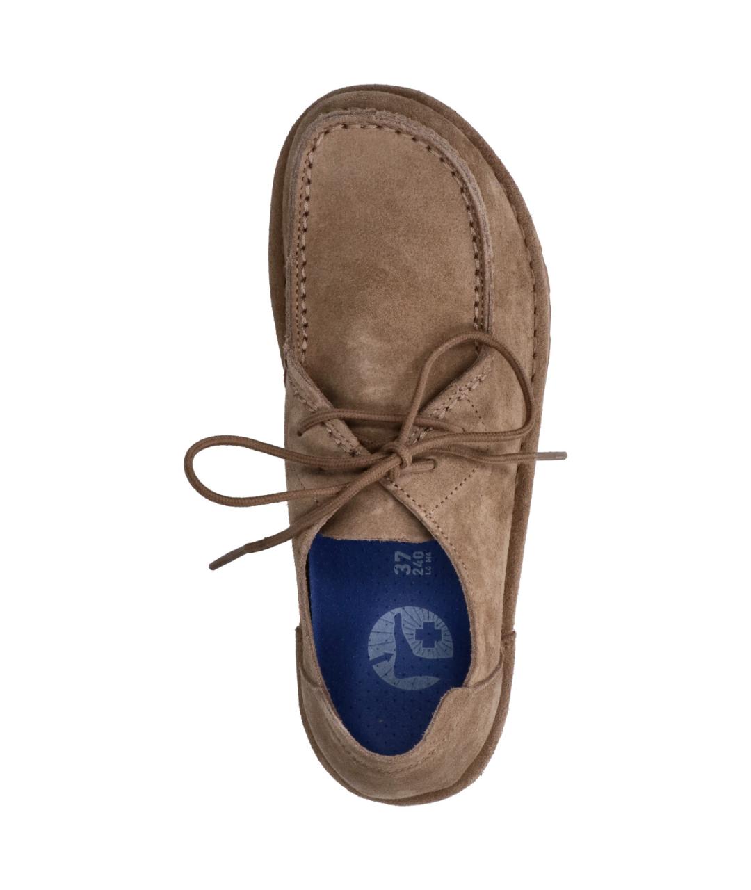 BIRKENSTOCK Коричневые замшевые ботинки, фото 5