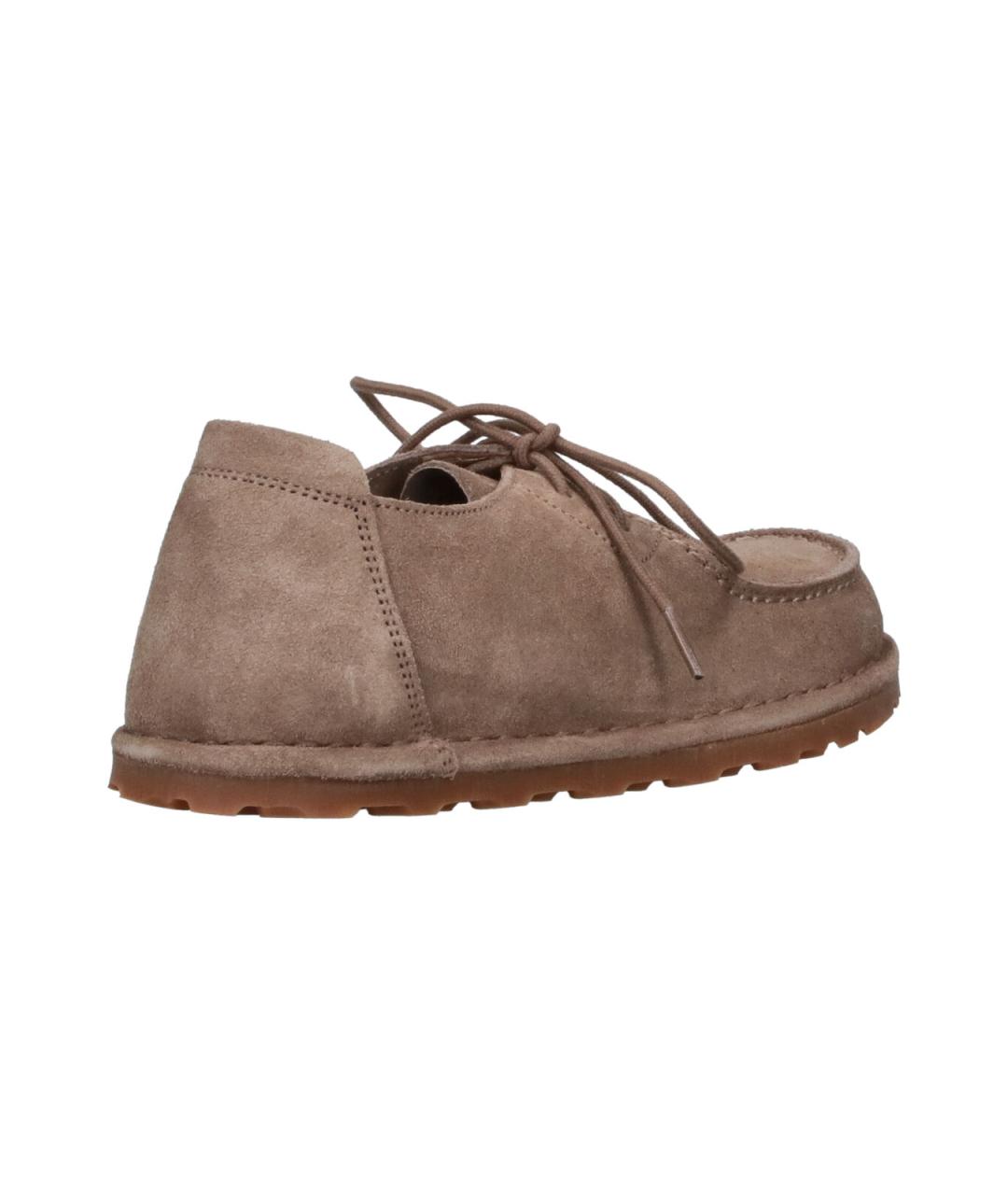 BIRKENSTOCK Коричневые замшевые ботинки, фото 4