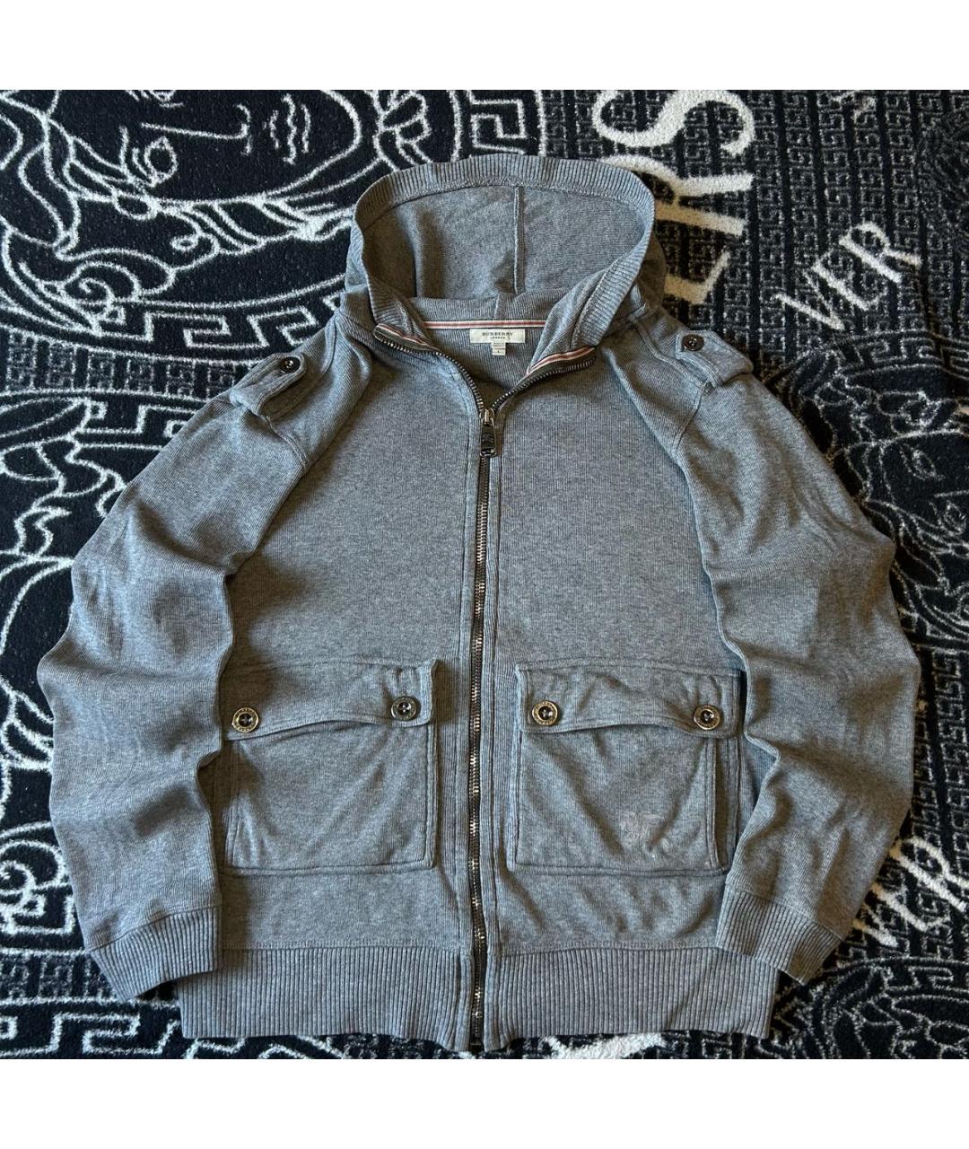 BURBERRY Серый джемпер / свитер, фото 9