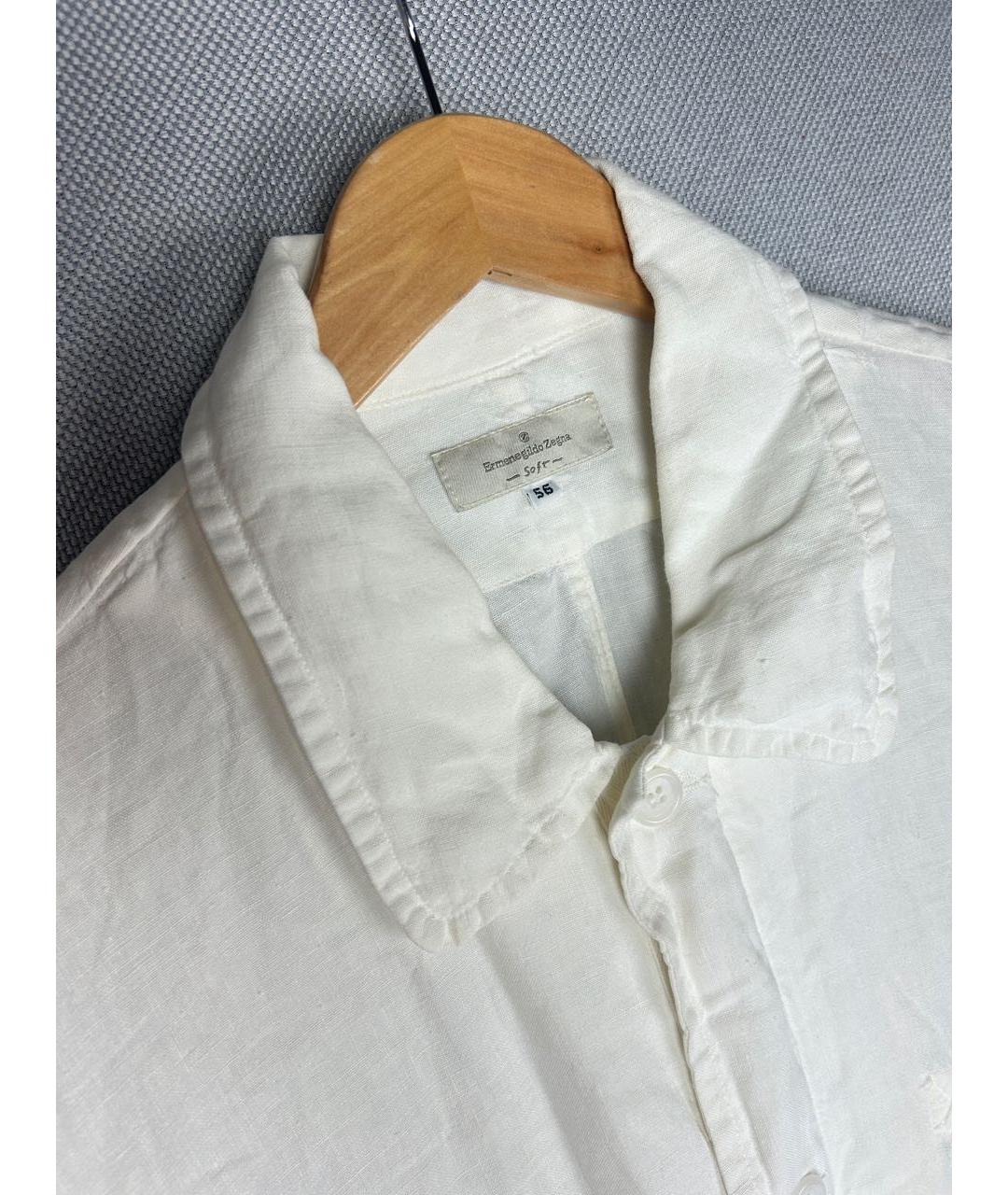 ZEGNA Белая льняная куртка, фото 2