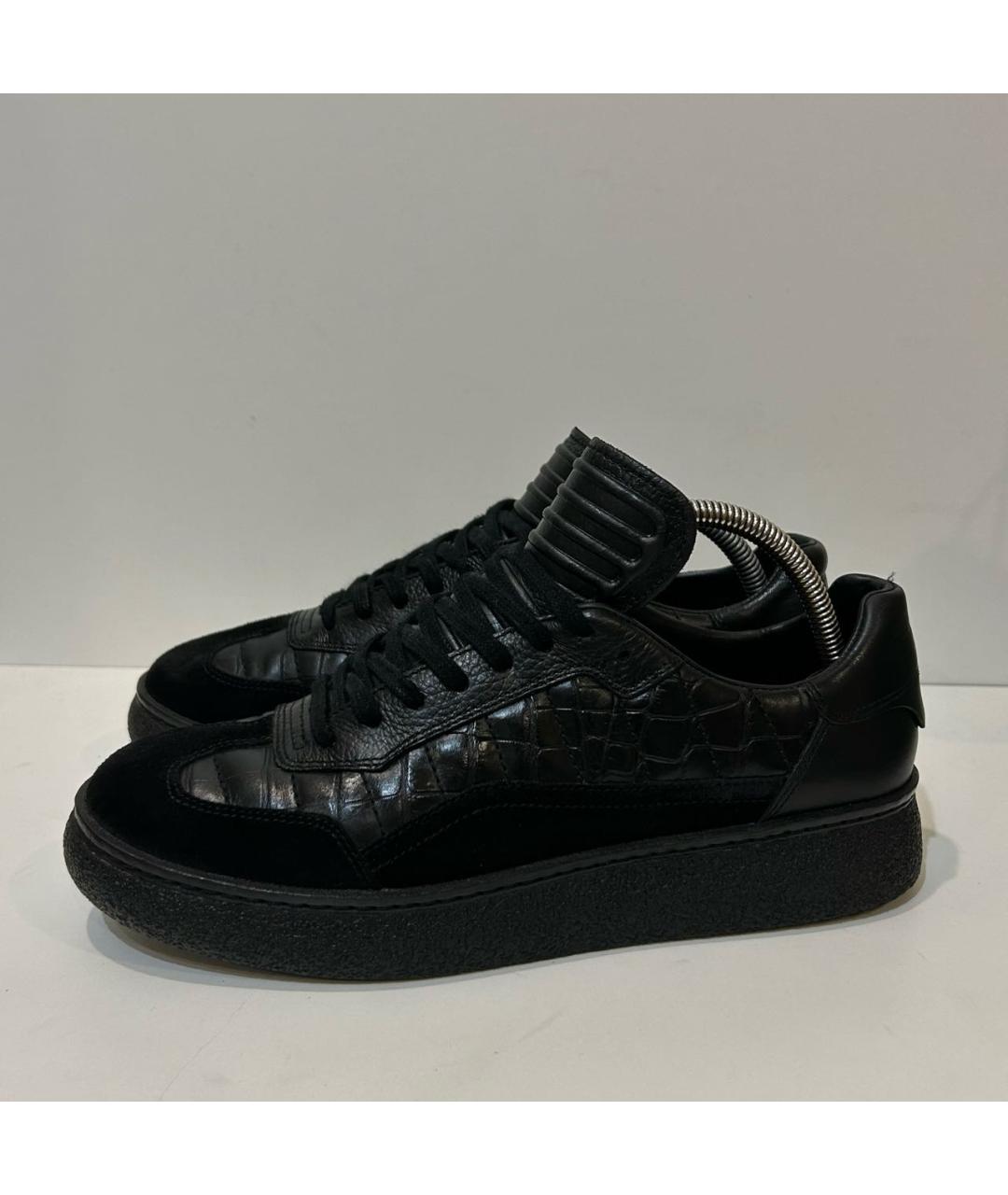 ALEXANDER WANG Черные кожаные кроссовки, фото 5