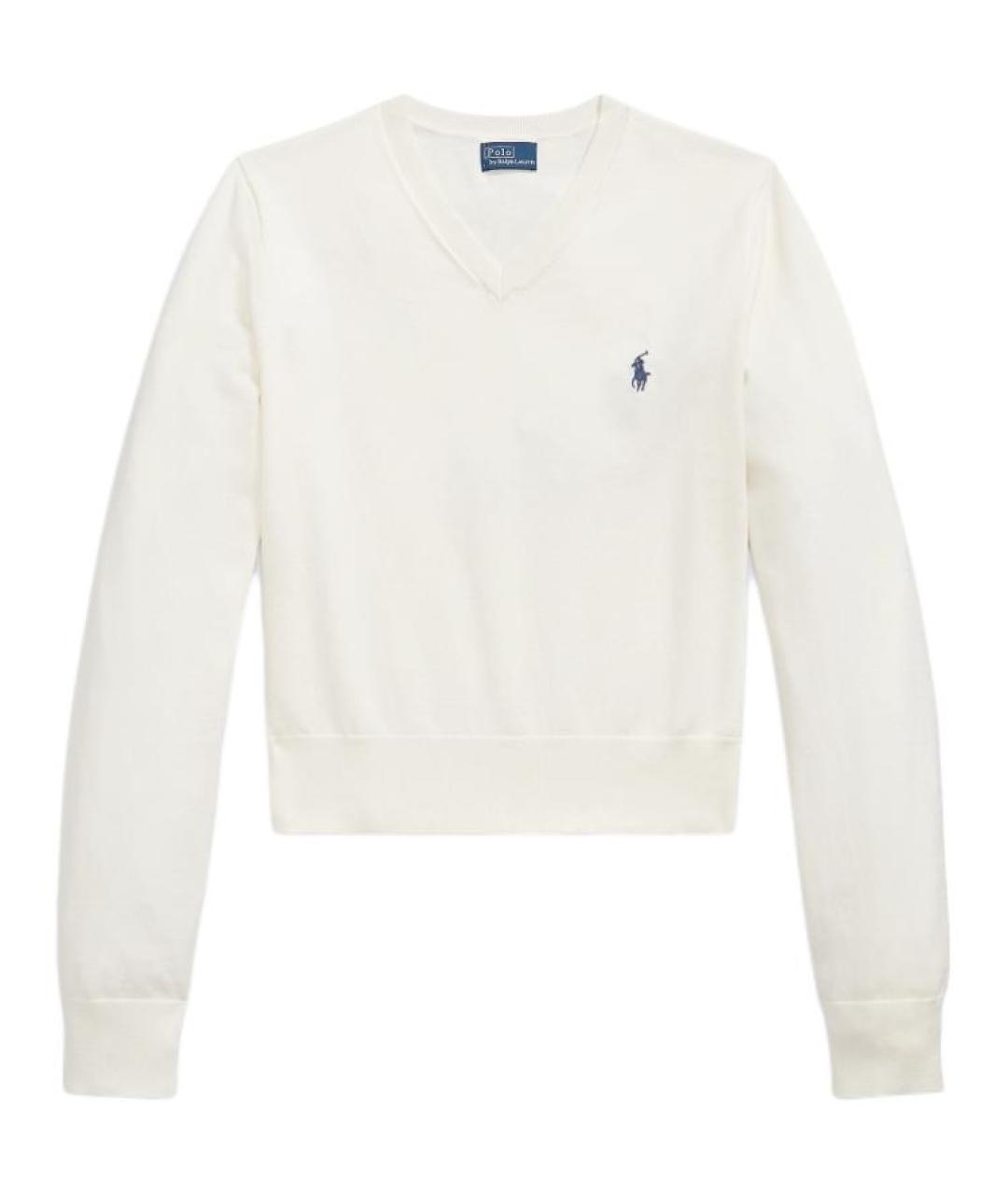 POLO RALPH LAUREN Белый джемпер / свитер, фото 1