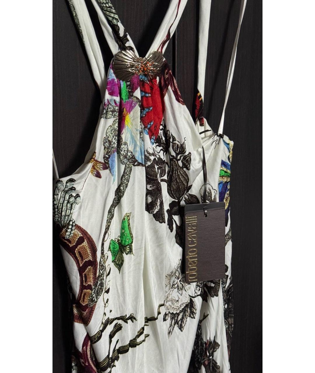 ROBERTO CAVALLI Мульти вискозное коктейльное платье, фото 3