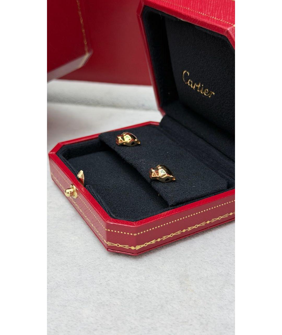 CARTIER Золотые серьги из желтого золота, фото 4