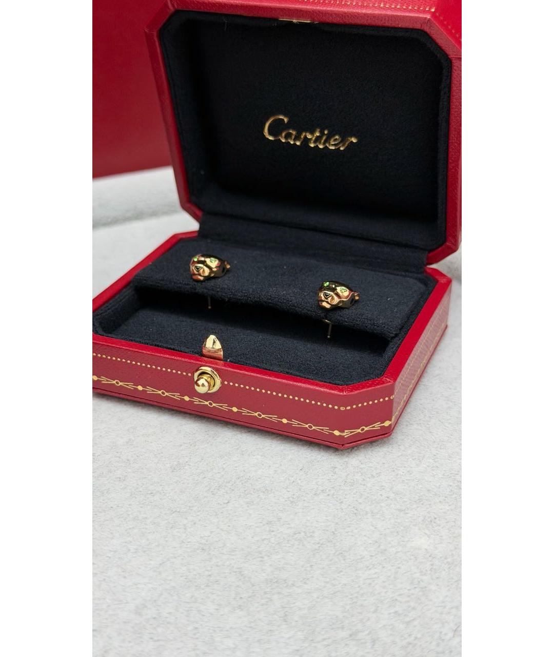 CARTIER Золотые серьги из желтого золота, фото 3
