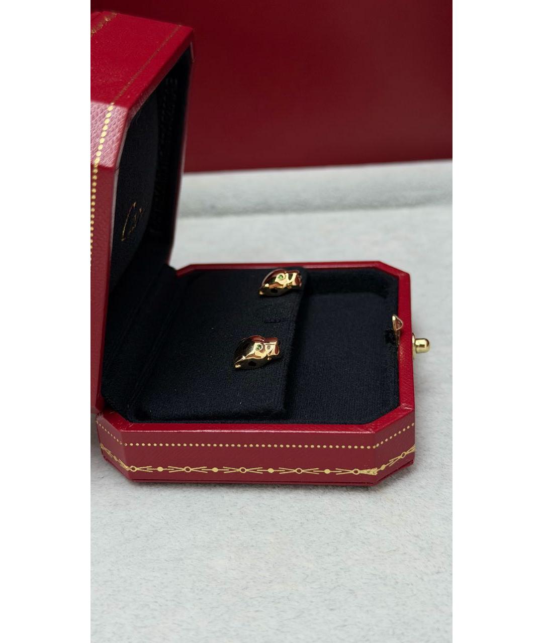 CARTIER Золотые серьги из желтого золота, фото 5