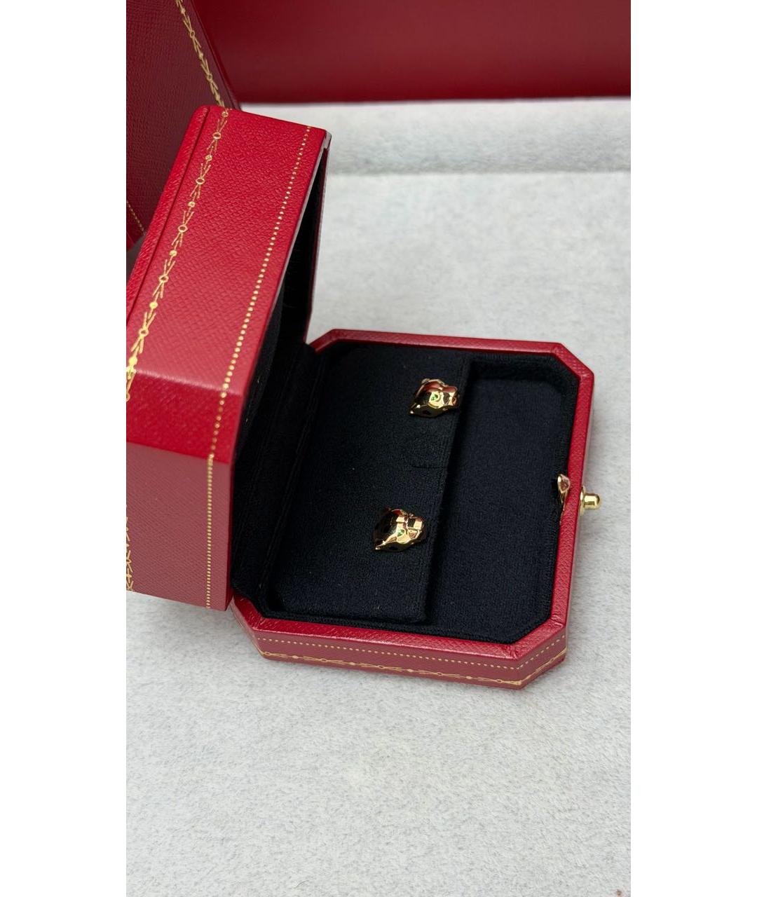CARTIER Золотые серьги из желтого золота, фото 2