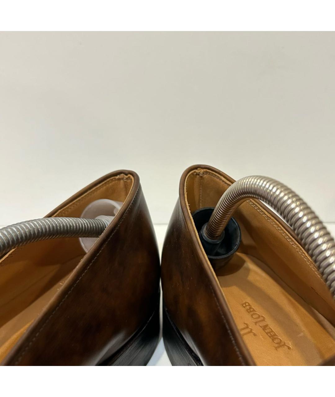 JOHN LOBB Коричневые кожаные туфли, фото 2
