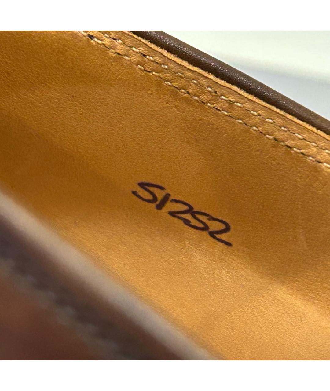 JOHN LOBB Коричневые кожаные туфли, фото 4