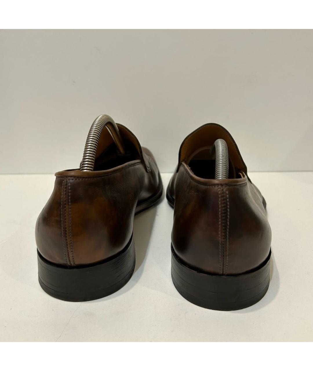 JOHN LOBB Коричневые кожаные туфли, фото 3