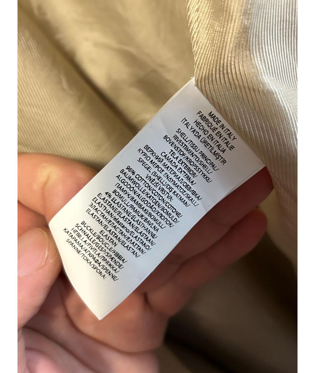 POLO RALPH LAUREN Бежевый тренч / плащ, фото 3