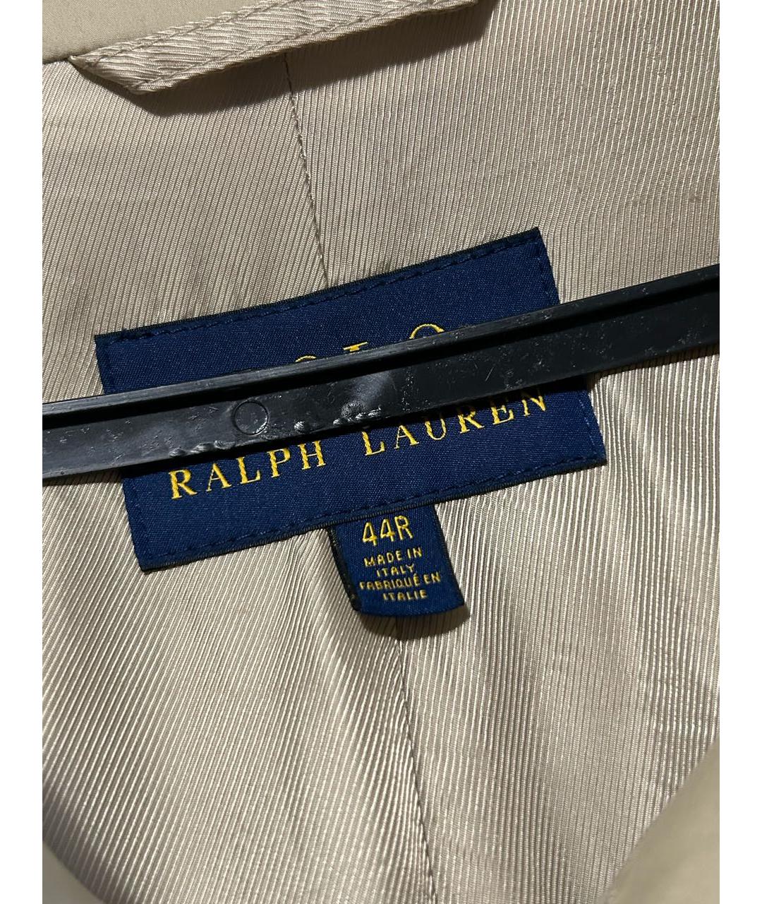 POLO RALPH LAUREN Бежевый тренч / плащ, фото 2