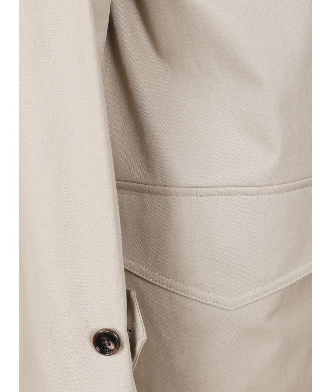 BURBERRY Бежевая хлопковая парка, фото 2