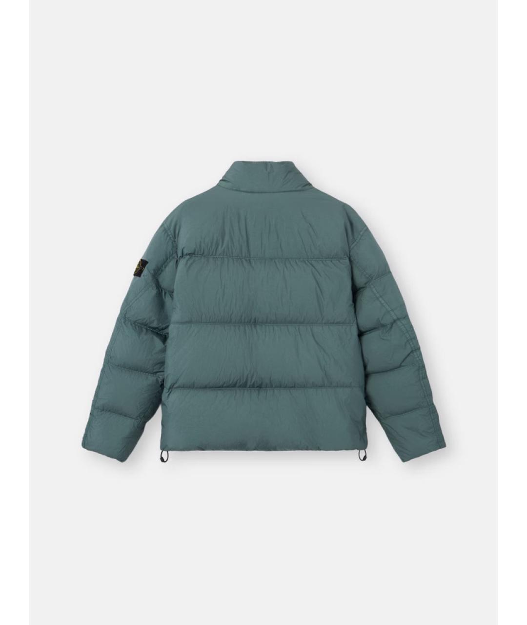 STONE ISLAND Зеленая полиамидовая куртка, фото 7