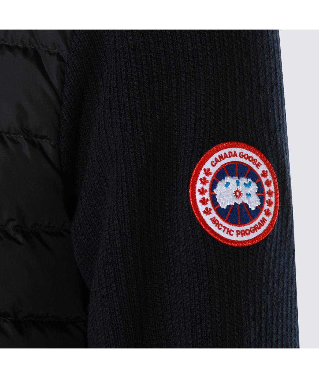 CANADA GOOSE Темно-синяя шерстяная куртка, фото 8