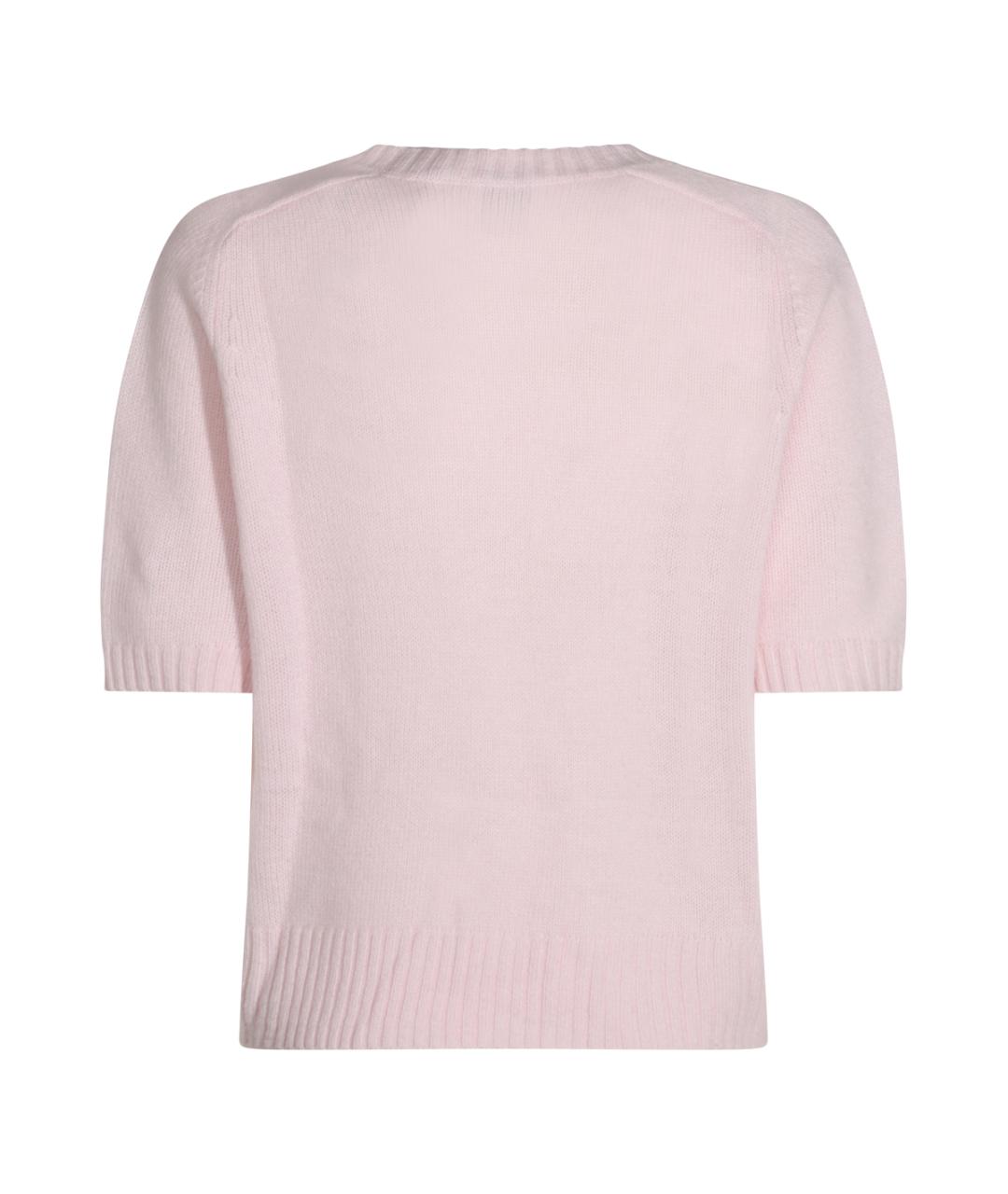 ALLUDE Розовый шерстяной джемпер / свитер, фото 2