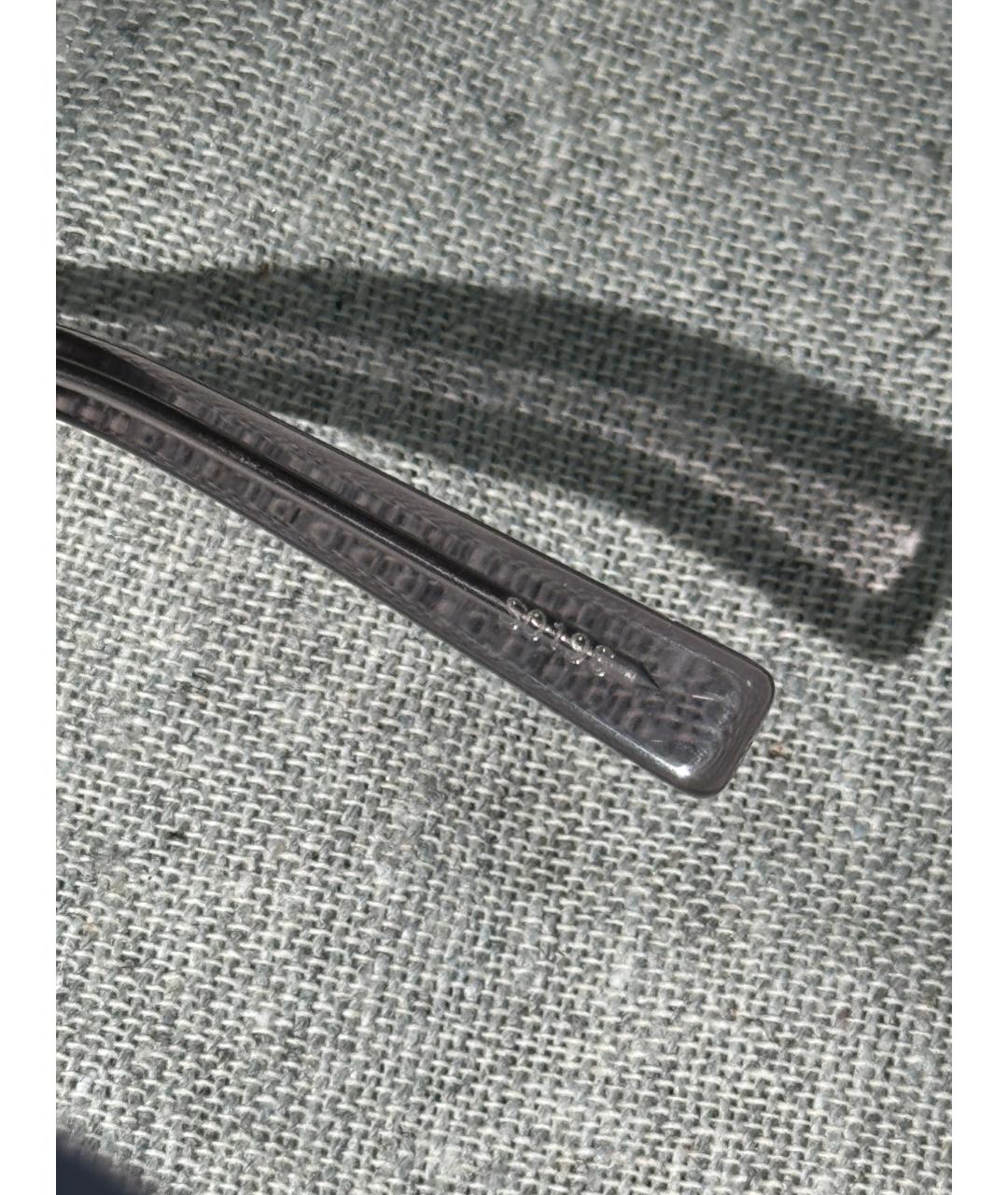 LOUIS VUITTON Серебряные металлические солнцезащитные очки, фото 6