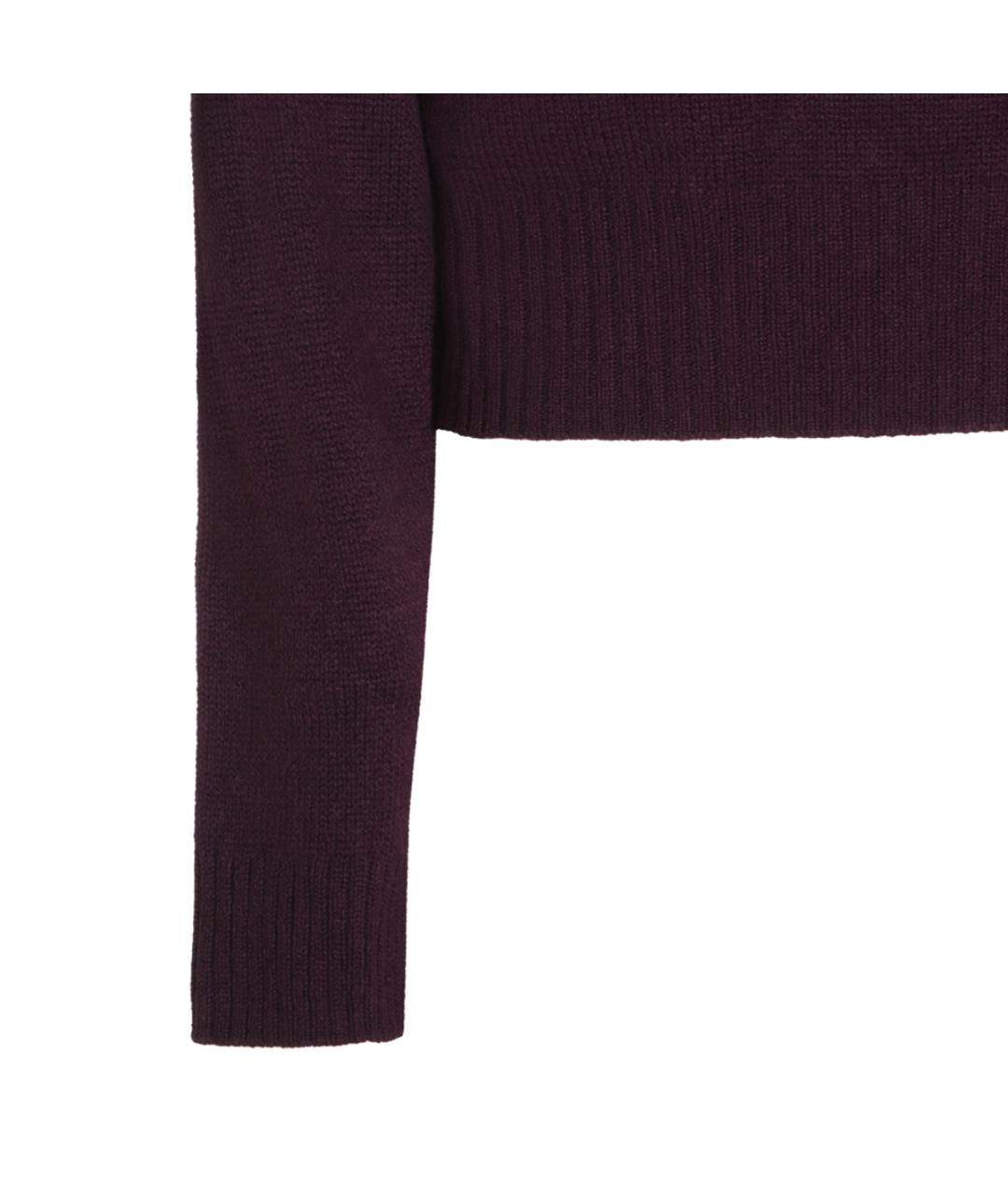 ALLUDE Фиолетовый шерстяной джемпер / свитер, фото 3