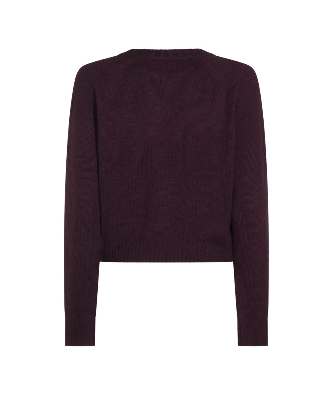 ALLUDE Фиолетовый шерстяной джемпер / свитер, фото 2