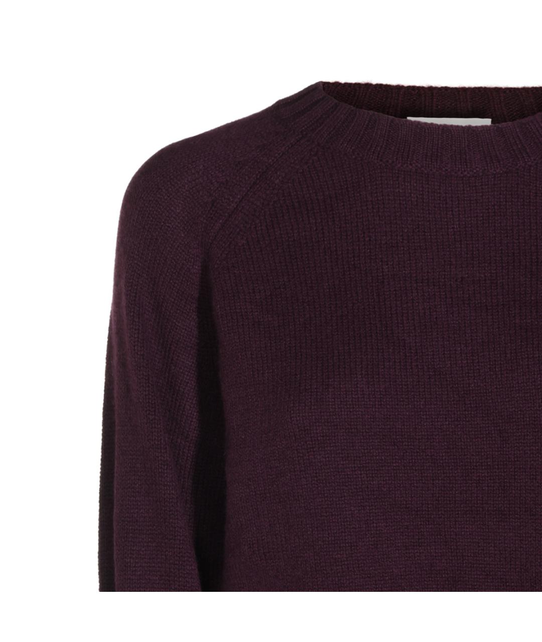 ALLUDE Фиолетовый шерстяной джемпер / свитер, фото 4