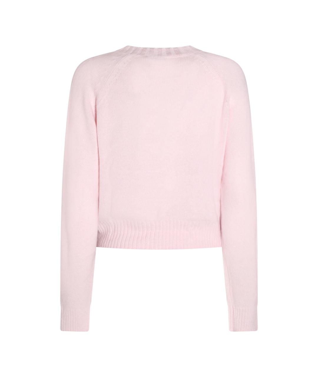 ALLUDE Розовый шерстяной джемпер / свитер, фото 2