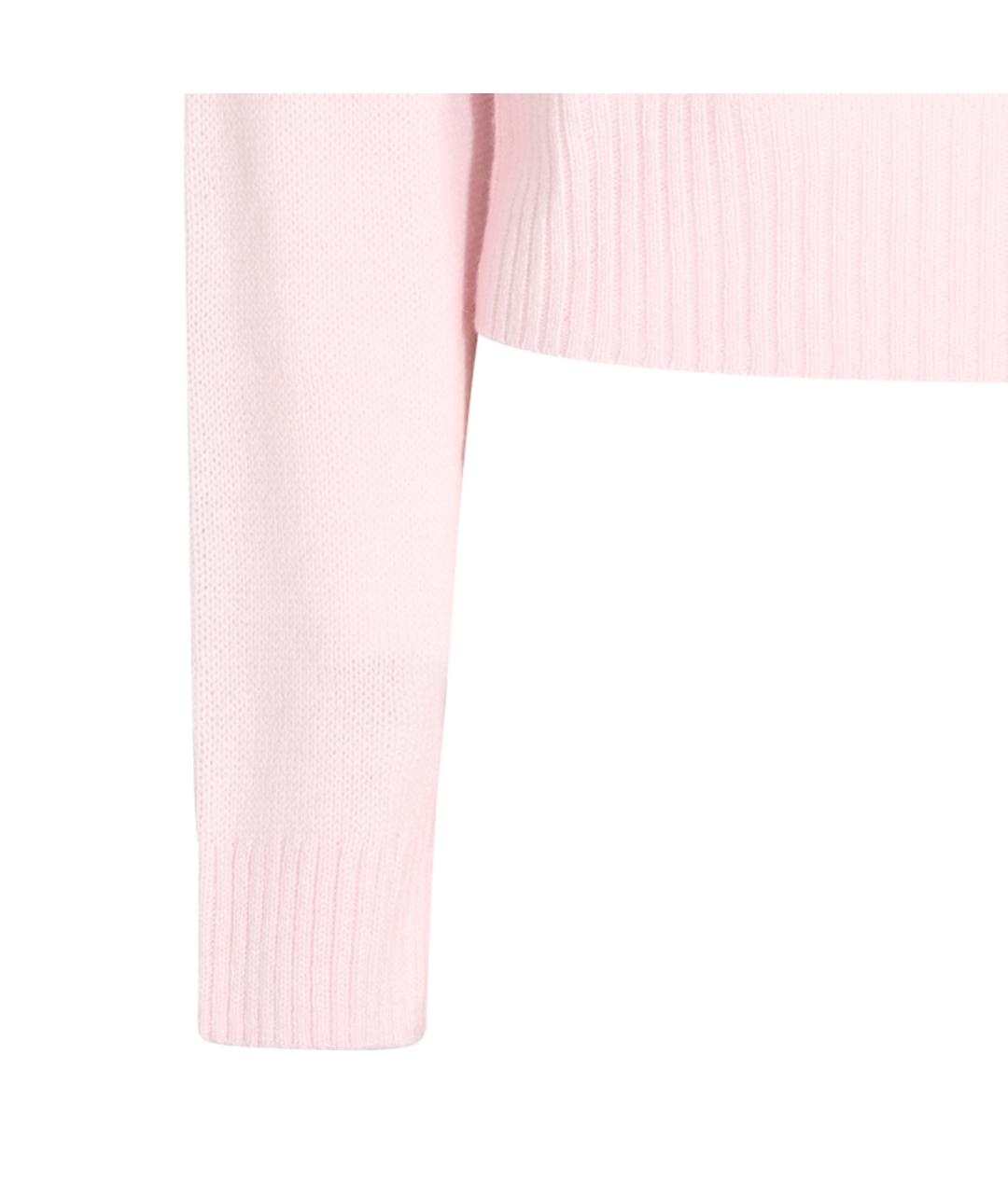 ALLUDE Розовый шерстяной джемпер / свитер, фото 3
