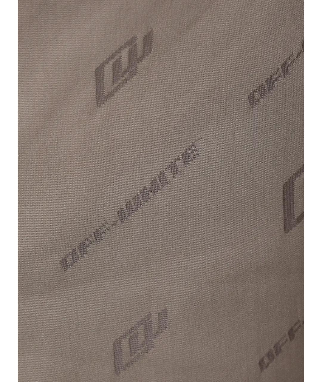 OFF-WHITE Бежевые шорты, фото 6