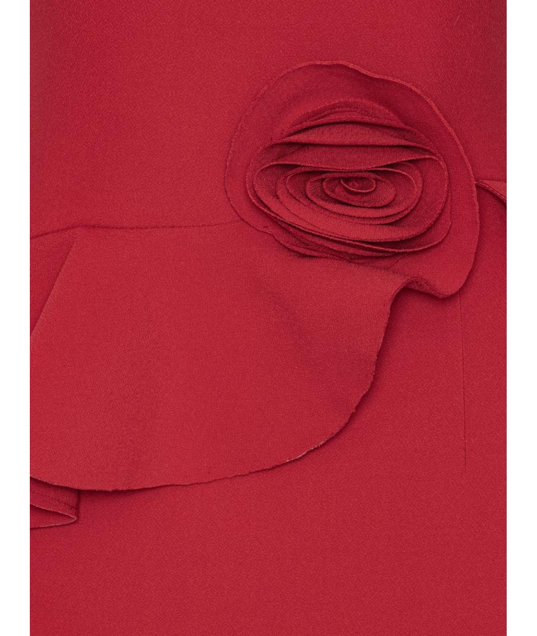 ROTATE Красное полиэстеровое коктейльное платье, фото 2