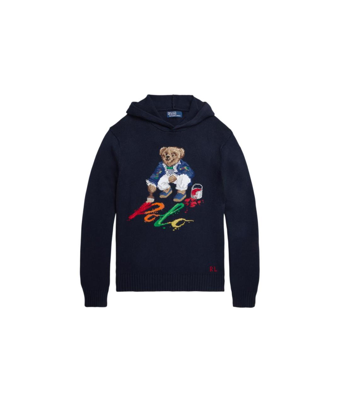 POLO RALPH LAUREN Темно-синий джемпер / свитер, фото 5